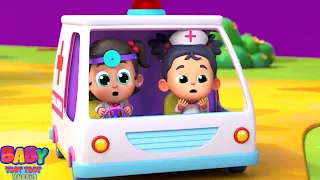 Колеса на машине скорой помощи музыка и обучающие видео для детей