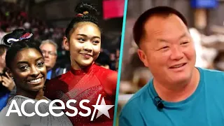 Simone Biles Surprises Suni Lee's Dad w/ New Wheelchair