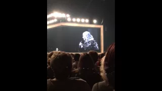 Adele Chatting in ziggodome, Amsterdam june 6th 2016