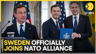 Sweden officially joins NATO military alliance, becomes 32nd member | Latest News | WION