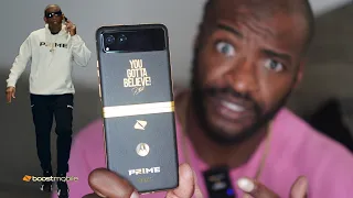 Coach Prime Motorola Razr unboxing & Review Deion Sanders has his own phone!!!!