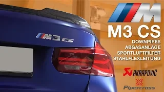 BMW M3 CS | Step 1 | Akrapovic Abgasanlage | Downpipes | Leistungsmessung