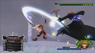 Kingdom Hearts 2 Final Mix Marluxia Level 1 Valor Form No Damage