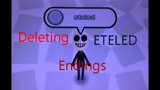 Deleting Eteled (endings)