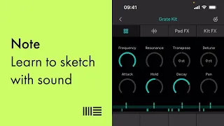 Learn Note: Sketching with sound