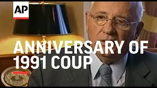 Anniversary of 1991 coup plus Gorbachev interview