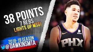 Devin Booker Full Highlights 2018 12 17 Suns vs Knicks   38 Pts LiGHTS UP MSG!  FreeDawkins