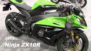 2014 Kawasaki NINJA ZX10R Walk Around Video - GREEN