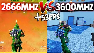 2666mhz vs 3600mhz - hay diferencia ?🔥