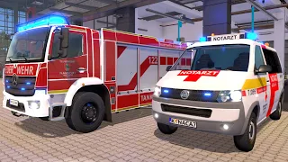 Emergency Call 112 - Austrian TLF3000 Tanker on Duty! 4K