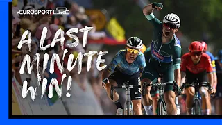 "It Was So Close!" 😳 | Philipsen Snatches Win From Cavendish In The Last Few Seconds! | Eurosport