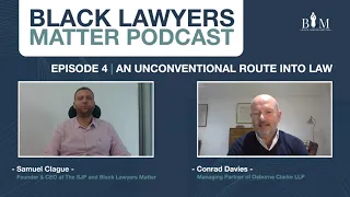 Unconventional route into law - Conrad Davies