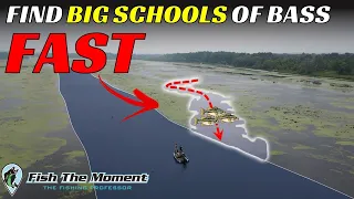 The “Intersection Rule” - Find Schools of Bass in 2 hours or Less