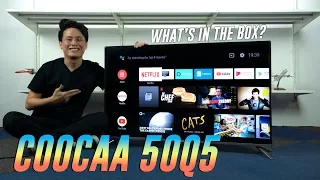 Coocaa 50" 4K Android TV unboxing & hands-on