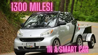 1300 Mile Roadtrip in a Smart Car!