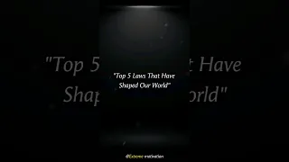 Top 5 Laws That Have Shaped Our World #shorts #laws #motivation #viral #youtubeshorts
