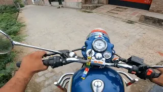 Royal Enfield Bullet 350 | Ride Around Novi (Raw Sound) Long Punjab Silencer💯😍