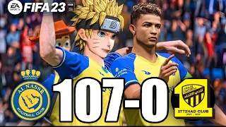 FIFA 24 | MESSI, RONALDO, MARIO, BATMAN ALL STARS | AL NASSR 107- 0 AL ITTIHAD