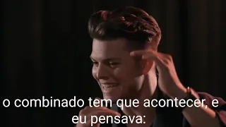 Alex Høgh Andersen e Alexander Ludwig respondendo perguntas dos fãs. Legendado em PT/ BR