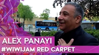 Alex Panayi at the Wiwi Jam red carpet in Stockholm - interview | wiwibloggs