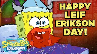 Happy Leif Erikson Day! 📅 “Bubble Buddy” 5 Minute Episode | SpongeBob