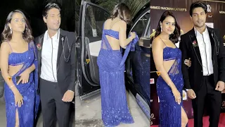 Gorgeous 😍 Priyanka Chahar Choudhary & Ankit Gupta Arrived at 9th International Iconic Awards 2023🔥📸