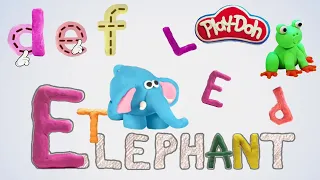 Play Doh ABC Animals Part 2 - Phonics and Alphabet for Kids