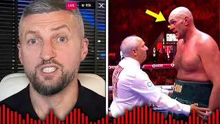 Carl Froch REACTS On Leaked Audio Of John Fury BRIBING Referee To Help Tyson Against Usyk
