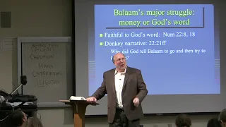 Dr. Ted Hildebrandt, Old Testament Literature, Lecture 16B -- Balaam and the Donkey, Numbers