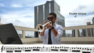 Exercise to Improve Double Tonguing Technique On Trumpet - Arban´s - Daniel Leal Trumpet