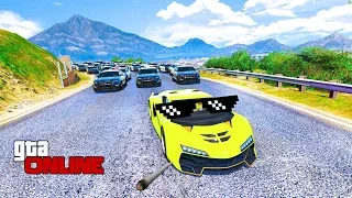 ТОП ЛУЧШИХ МОМЕНТОВ В ГТА 5! УГАР, ЭПИК, ПРАНК И ПРИКОЛЫ! THUG LIFE GTA 5 ONLINE #1