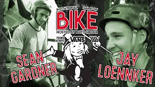 LUXBMX game of bike, hosted by Boyd Hilder  Sean Gardner vs Jay Loennker