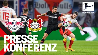 Leverkusen verliert in Leipzig | PK mit Nagelsmann und Bosz | RB Leipzig vs. Bayer 04 1:0