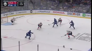 Nikita Kucherov's beautiful pass on Stamkos's goal vs Panthers in game 3 (2022)