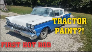 PAINT Your Car Like THIS For CHEAP! AMAZING Results on 1959 Ford — My Son's First Hot Rod