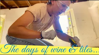 DAY 20 of a big renovation on lake Como/ the days of wine and tiles…