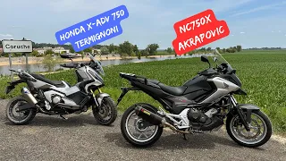 X-ADV 750 (Termignoni) vs NC750X (Akrapovic) - Ultimate Battle!