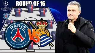PSG VS REAL SOCIEDAD | PSG POTENTIAL STARTING LINEUP CHAMPIONS LEAGUE 2023 GROUND OF 16