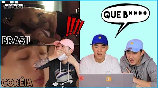 KOREANS REACT TO LOVE SCENES | KR x BR SOAP OPERAS [Caio Castro, Bruno Gagliasso, Paola Oliveira]