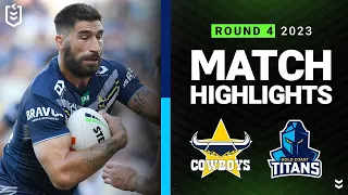 NRL 2023 | North Queensland Cowboys v Gold Coast Titans | Match Highlights