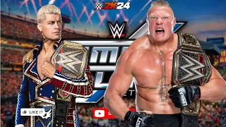 WWE 2K23 - Cody Rhodes vs Brock Lesnar full Match