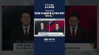 '바이든 vs 날리면'을 김기현이 먼저? "굳이 왜…" #Shorts 풀영상은 #SBS #주영진의뉴스브리핑