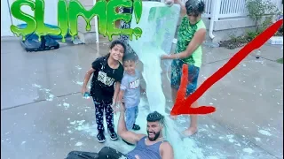 SLIME PRANK ON MY FAMILY BACKFIRED!!!