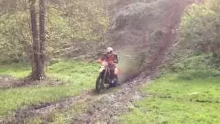 KTM EXC 525 Crazy Riding + Crash