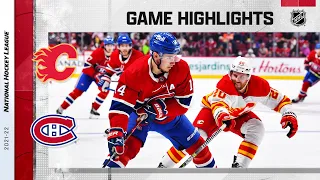 Flames @ Canadiens 11/11/21 | NHL Highlights