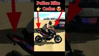 Indian Bike Driving 3d New Police Bike Codes #shortvideo #viral #shorts