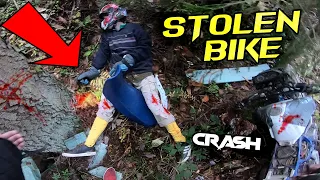 NEAR DEATH CAPTURED BY GOPRO - Motorcycle Gets Stolen! 2021