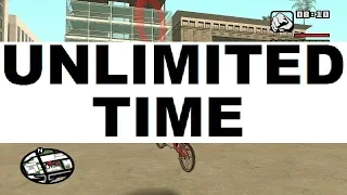 GTA San Andreas BMX Challenge Disappearing Clock Trick/Glitch - Video #1