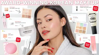 Full Face of ✨BEST-SELLING✨ KOREAN MAKEUP | Revealing 2023 GlowPick Winners!