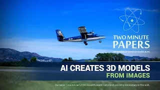 AI Creates 3D Models From Images | Two Minute Papers #186